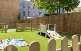 outside spaces and garden at charlton nursery